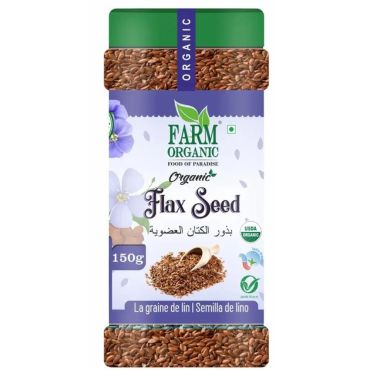 Farm Organic Gluten Free Flax Seeds, 150G