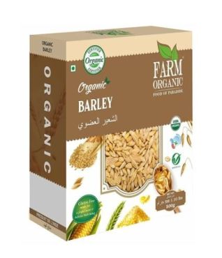 Farm Organic Gluten Free Barley Whole, 500G