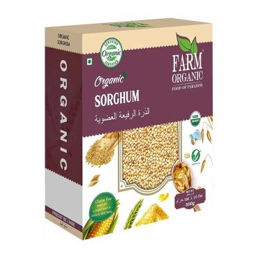 Farm Organic Gluten Free Sorghum Whole, 500 G