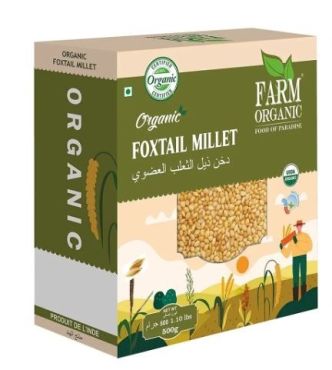 Farm Organic Gluten Free Foxtail Millet, 500 g