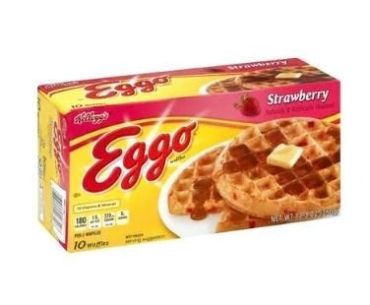 Kellogg's Eggo Stawberry Waffle, 349G