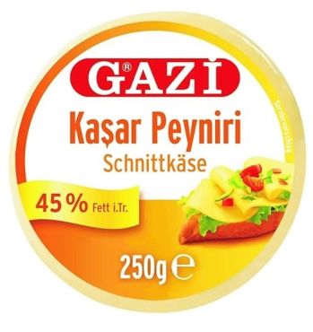 Gazi Kashkaval Hard Cheese, 250gm