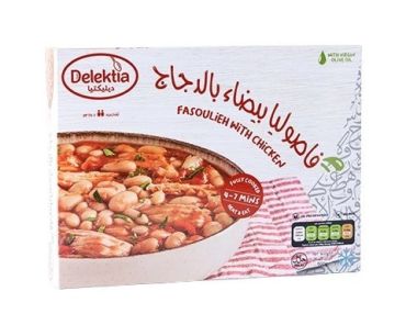 Delektia Fasoulieh with Chicken Frozen Meal, 500 g