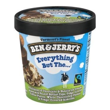 Ben & Jerrys Everything But The, 132G