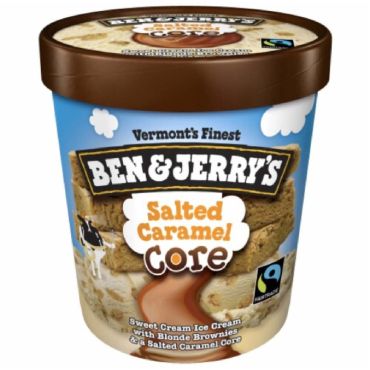 Ben & Jerrys Core Salted Caramel Core, 132G