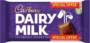 Cadbury Dairy Milk, 35Gm, Plain, 144 Pieces Per Carton