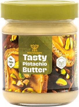 Healthy & Tasty Pistachio Butter, Palm oil free, No Preservatives, Low Sugar 210g