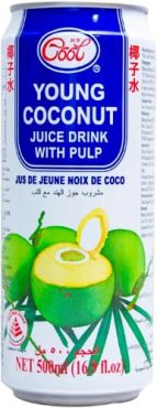 Ice Cool Coconut Juice With Pulp 500 Ml, 24 Pieces Per Carton