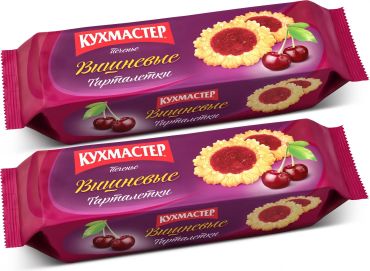 Kuhmaster Cherry Tartlets Butter biscuit 240g x 2