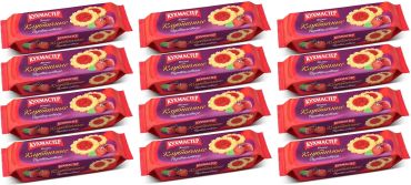 Kuhmaster Strawberry Tartlets Butter biscuit 240g x 12