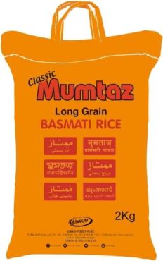 Mumtaz Basmati Rice 2 Kg, 20 Pieces Per Carton
