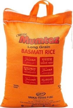 Mumtaz Basmati Rice 5 Kg, 8 Pieces Per Carton