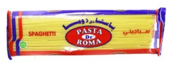 Pasta De Roma Spaghetti 400 Gm, 20 Pieces Per Carton