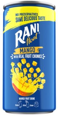 Rani Float Nas 240 Ml Mango, 24 Pieces Per Carton