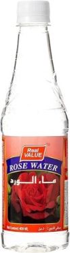 Real Value Rose Water 400 Ml, 12 Pieces Per Carton
