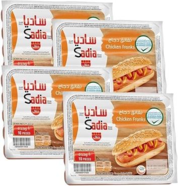 Sadia Chicken Franks Original 4 x 340 Gm, 6 Pieces Per Carton