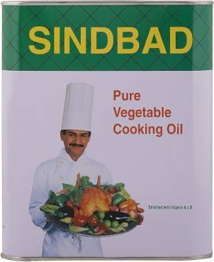 Sindbad Cooking Oil 1.8Ltr Tin, 6 Pieces Per Carton