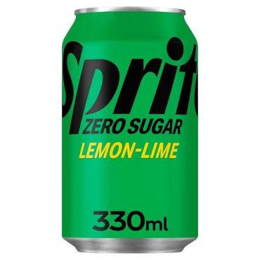 Sprite Zero Can 330 Ml, 24 Pieces Per Carton